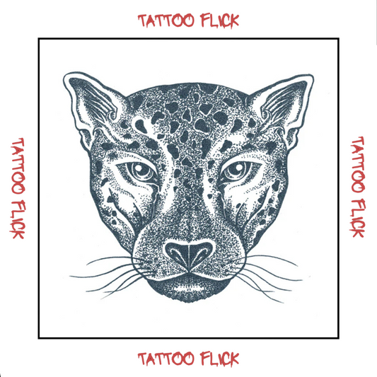 Cheetah Gepard  - Temporary Tattoo