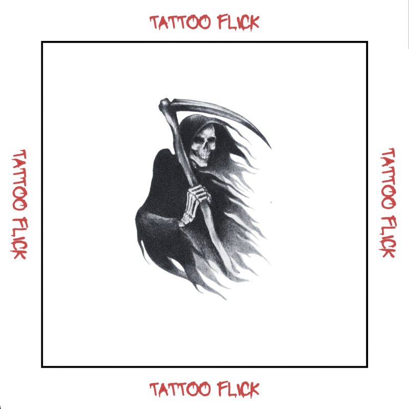 Grim Reaper - Temporary Tattoo