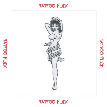 Hello Sailor - Temporary Tattoo