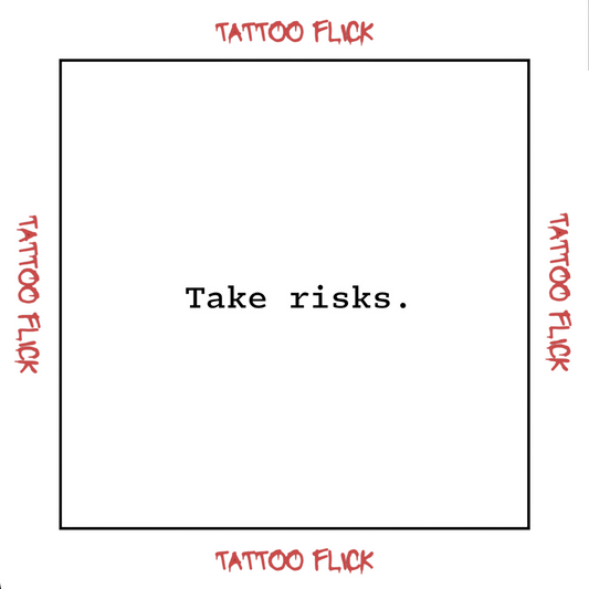 Take risks - Temporary Tattoo