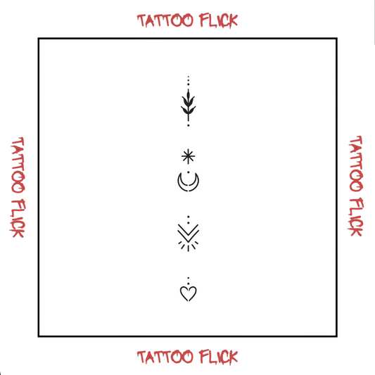 Ornament Tattoo  - Temporary Tattoo