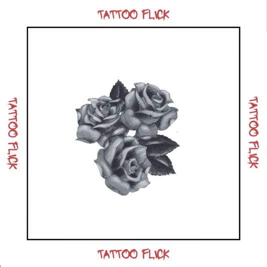 Large Roses - Temporary Tattoo