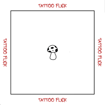 Mushroom - Temporary Tattoo