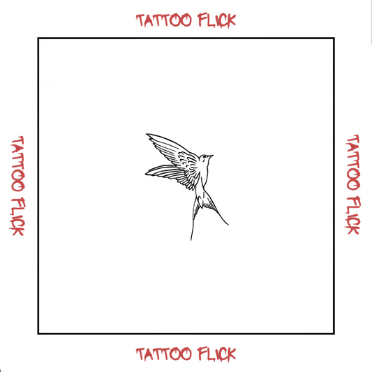 Small Bird - Temporary Tattoo