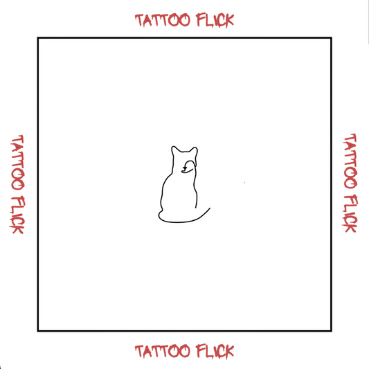 Abstract Cat - Temporary Tattoo