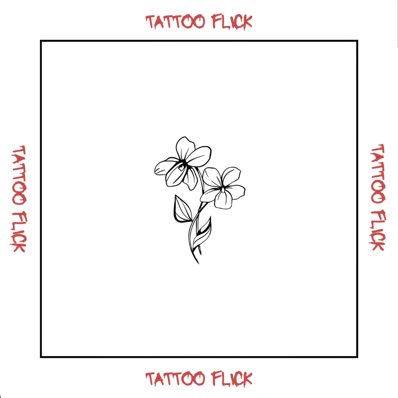 Birthflower Feb - Temporary Tattoo