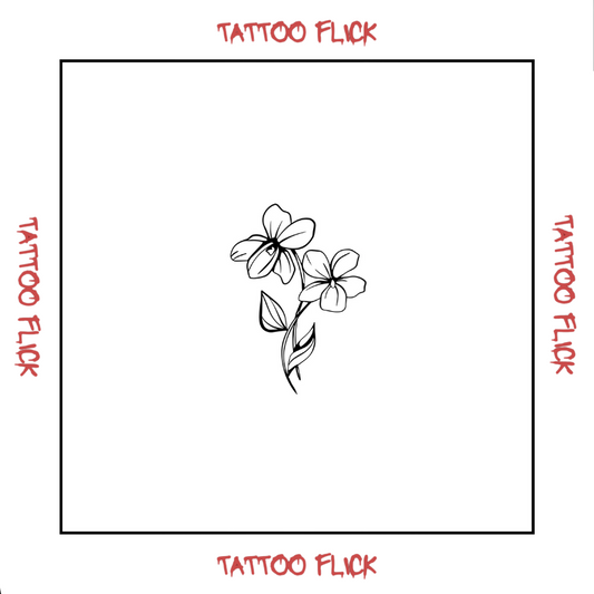 Birthflower Feb - Temporary Tattoo