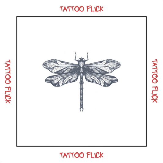 Dragonfly  - Temporary Tattoo