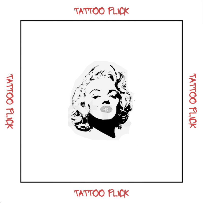 Marilyn Monroe - Temporary Tattoo