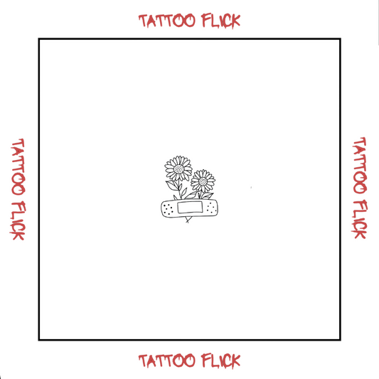 Sunflower patch - Temporary Tattoo