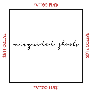 Misguided Ghosts - Temporary Tattoo