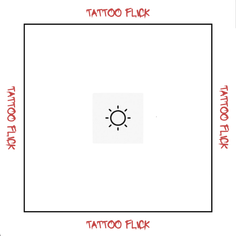 Sun Temporary - Temporary Tattoo