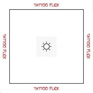 Sun Temporary - Temporary Tattoo