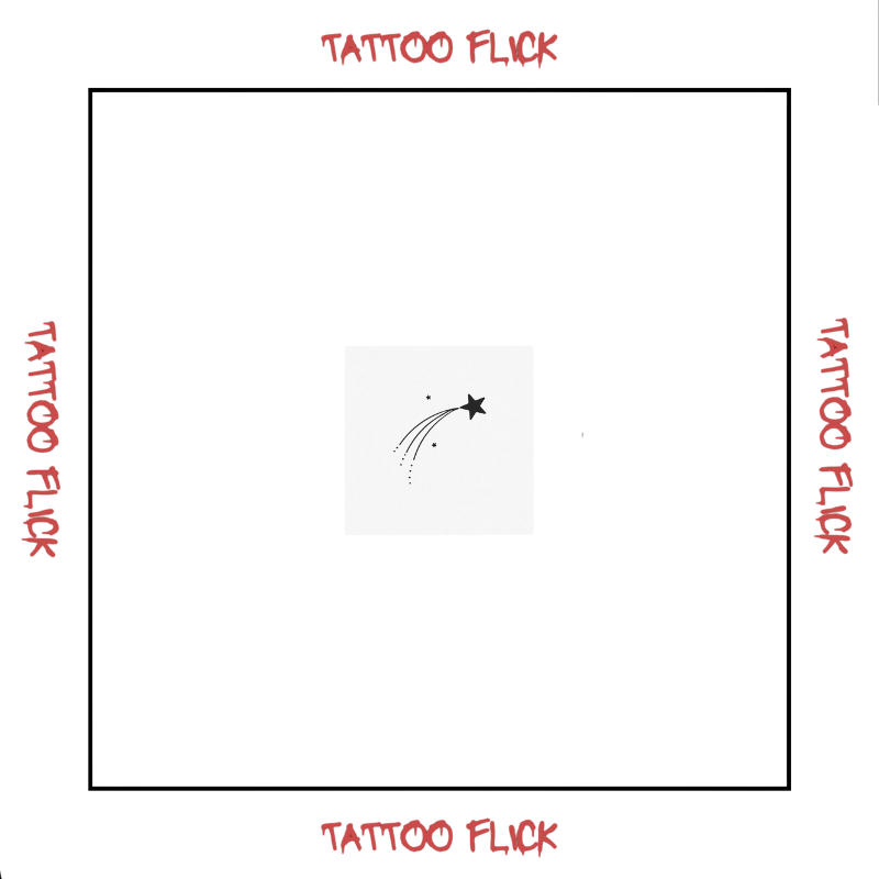 Little Shooting Star - Temporary Tattoo