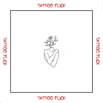 Human flower - Temporary Tattoo