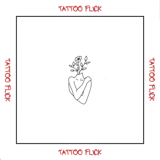 Human flower - Temporary Tattoo