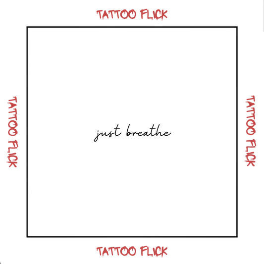 Just breathe - Temporary Tattoo