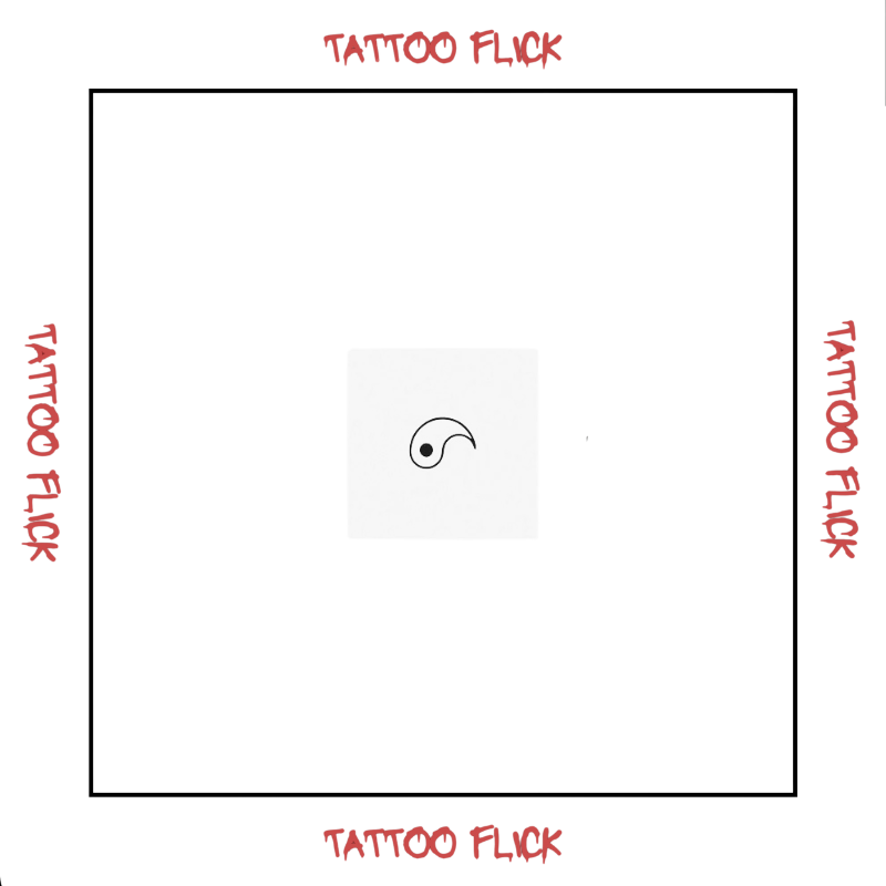 Matching Yin & Yang - Temporary Tattoo