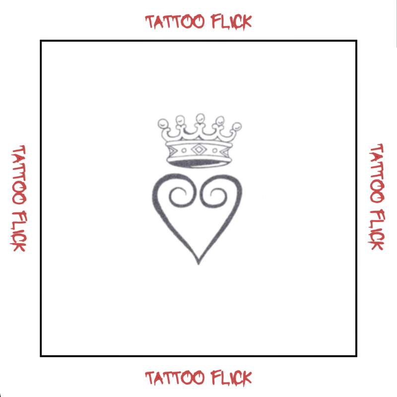 King of Hearts - Temporary Tattoo