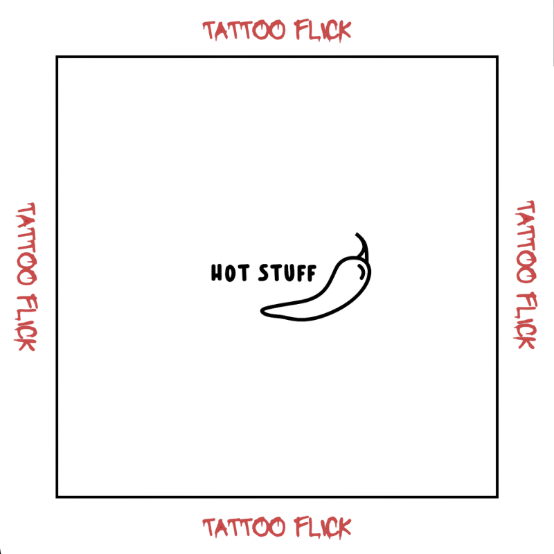 Hot chili pepper - Temporary Tattoo