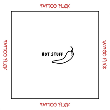 Hot chili pepper - Temporary Tattoo