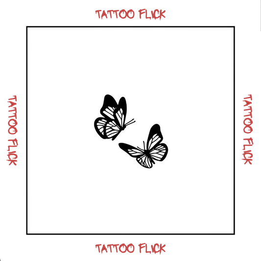 Dancing butterflies - Temporary Tattoo