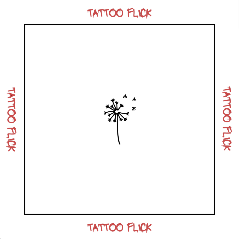 Dandelion  - Temporary Tattoo