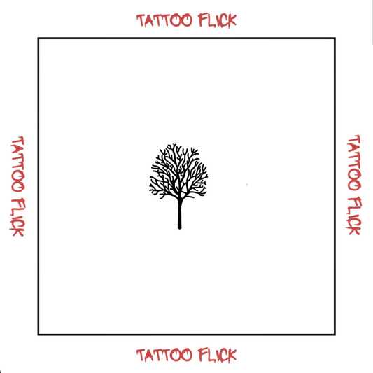 Bare Tree Wide - Temporary Tattoo