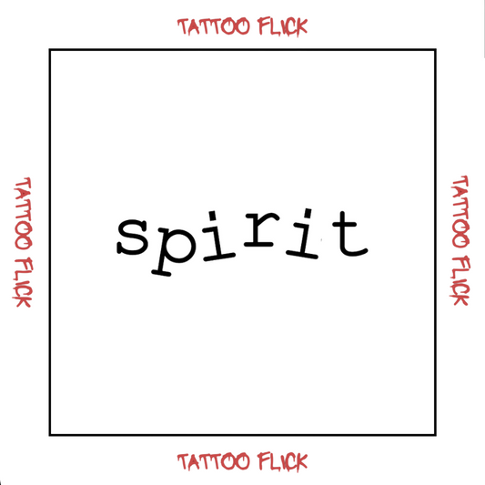 Spirit - Temporary Tattoo