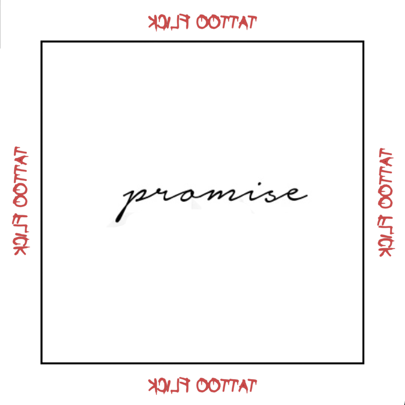 Promise - Temporary Tattoo