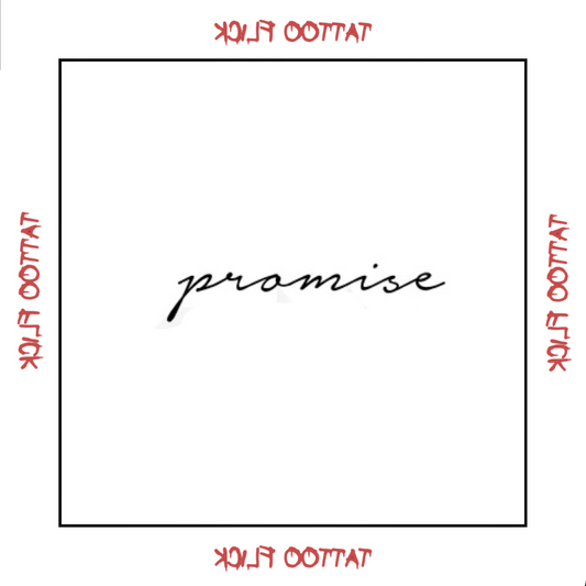 Promise - Temporary Tattoo