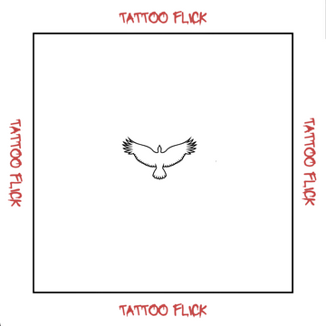 Eagle From Above - Temporary Tattoo