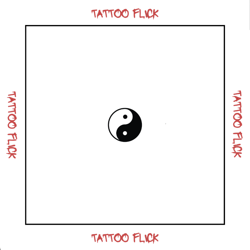 Yin and Yang - Temporary Tattoo