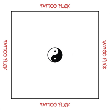 Yin and Yang - Temporary Tattoo