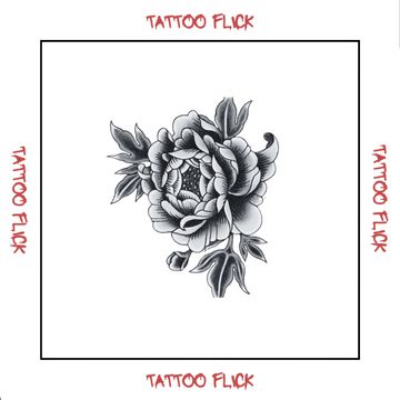 Sternum Roses - Temporary Tattoo