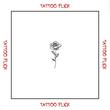 Rose - Temporary Tattoo