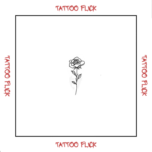 Rose - Temporary Tattoo