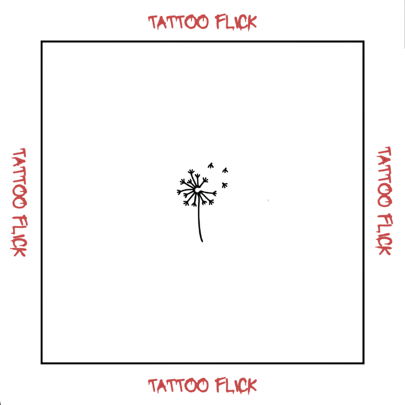 Free Dandelion - Temporary Tattoo