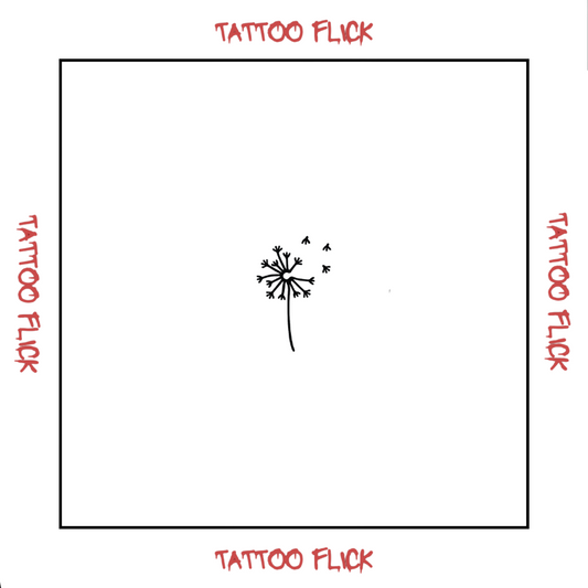 Free Dandelion - Temporary Tattoo