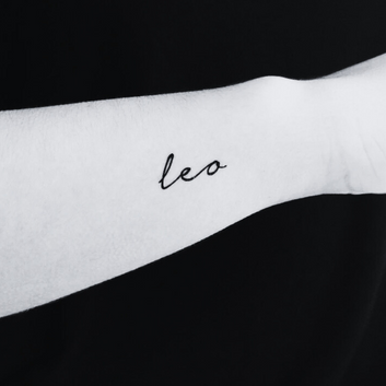 Leo - Temporary Tattoo