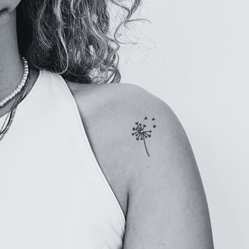 Free Dandelion - Temporary Tattoo