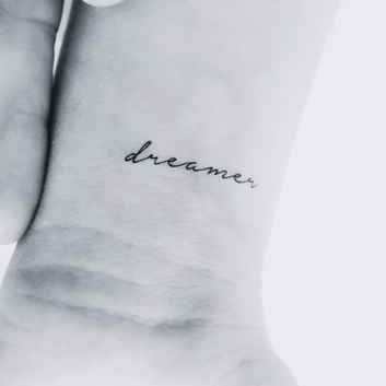 Dreamer - Temporary Tattoo