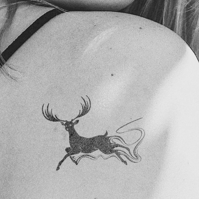 Patronus Deer - Temporary Tattoo