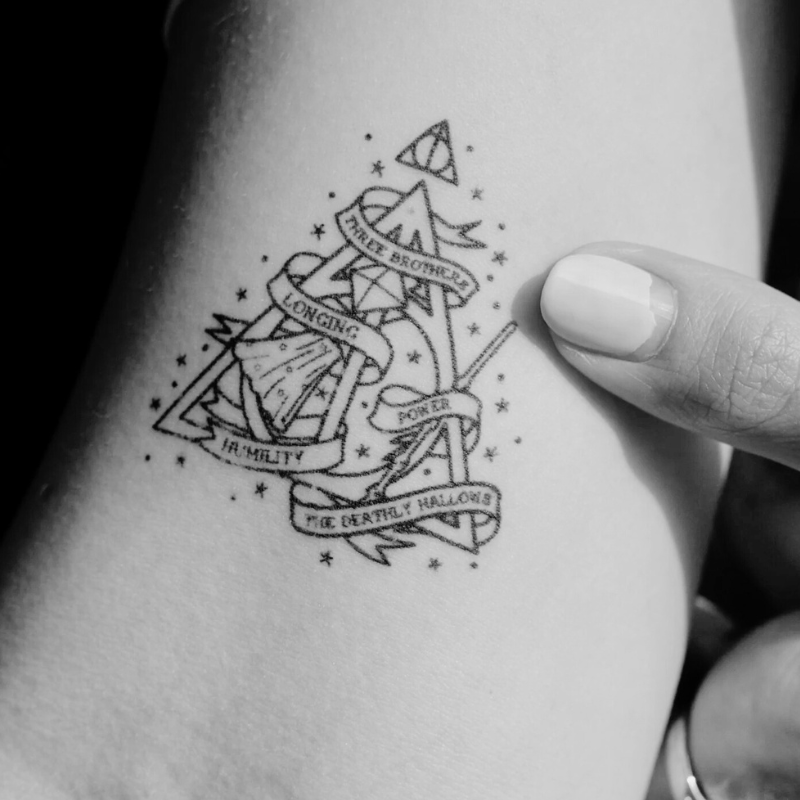 The Deathly Hallows - Temporary Tattoo