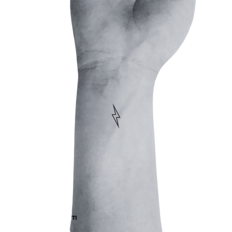 Lightning Bolt - Temporary Tattoo