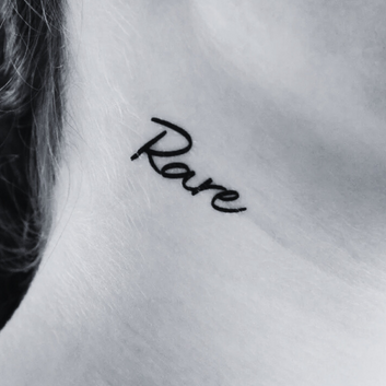 Rare - Temporary Tattoo