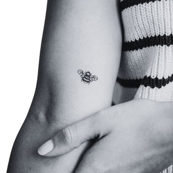 Bee  - Temporary Tattoo