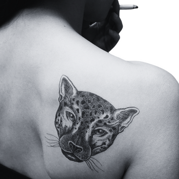 Cheetah Gepard  - Temporary Tattoo