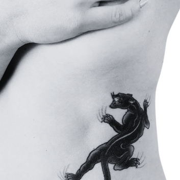 Black Panther  - Temporary Tattoo