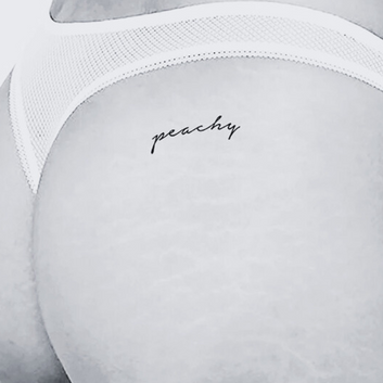 Peachy  - Temporary Tattoo